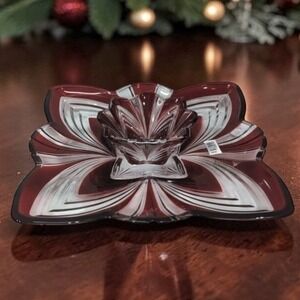 Fifth Avenue Crystal Aurora Chip & Dip Serving Platter, Replacement Hostess Dish